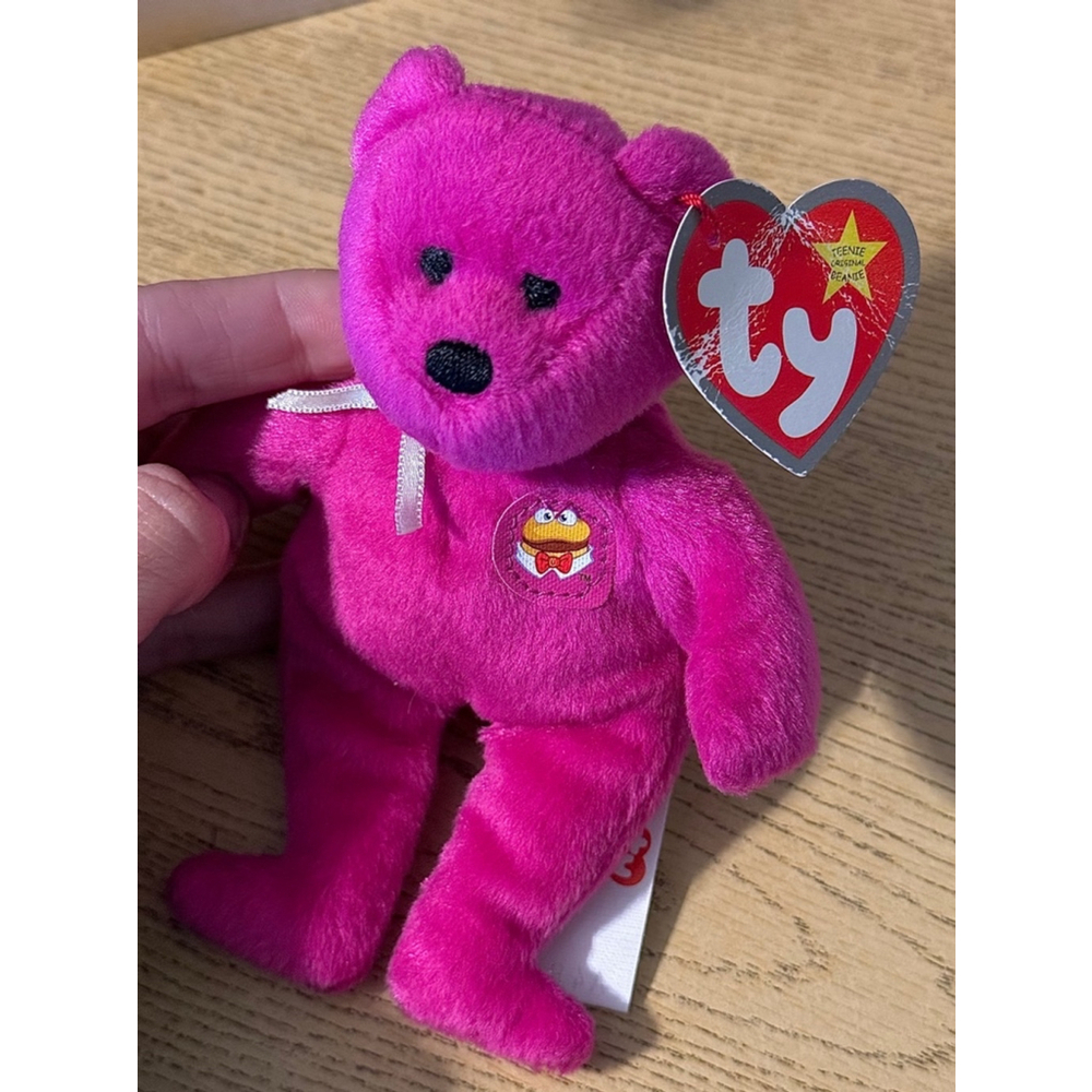 Burger the Bear, 2004 McDonald’s Ty Beanie Baby, Selling For $100+ - Picture 2 of 4